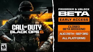 Black Ops 6 Multiplayer Beta Dates Revealed EARLY… PS5PS4 Xbox Game Pass PC  COD NEXT 2024 [upl. by Shermy]