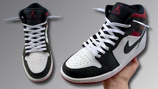 HOW TO LACE JORDAN 1s BEST WAY [upl. by Arreic]