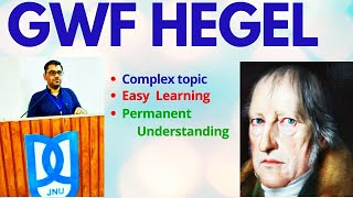 HOW TO PERMANENTLY UNDERSTAND GWF HEGEL IN FEW MINUTES POLITICALTHOUGT  COMPLEX EASYLEARNING [upl. by Arvie]