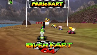 Mario Kart OverKart 64 v6 Full Screen 169 Yoshi Gameplay Android [upl. by Anivlek]