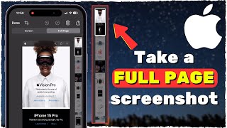 How to Take a FULL PAGE Screenshot on your iPhone or iPad EASY [upl. by Ifen]