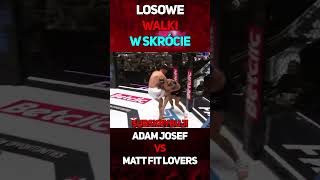 Adam Josef VS Matt Fit Lovers  W Skrócie shorts adamjosef mattfitlovers famemma walka [upl. by Gertrud738]