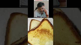 bachelor life brk fst food   toasted bread with mint chutney amp jam [upl. by Retsim]