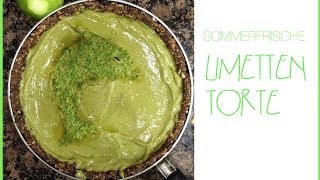 Rezept Sommerfrische Limettentorte ohne Backen [upl. by Ahtiekahs]