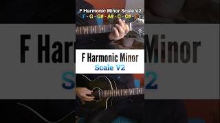 F Harmonic Minor Scale V2  Guitar Scales for Beginners  Guitar Theory with Aman Verma learnguitar [upl. by Kentigera]