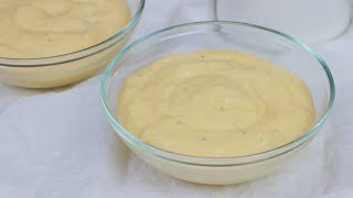 Cremiger Vanillepudding in 3 Minuten I Der beste selbstgemachte Pudding [upl. by Mischa111]