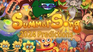 MSM PREDICTIONS 1  SummerSong 2024 Predictions My Singing Monsters [upl. by Janey]