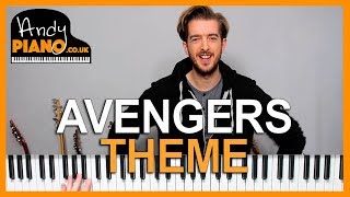 AVENGERS ENDGAME Theme Made EASY PIANO Cover  Tutorial [upl. by Cornel793]