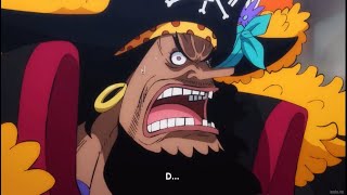 Rayleigh scares living out of Blackbeard  One piece episode 1088 [upl. by Fenelia642]