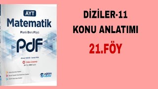 Eğitim Vadisi AYT Mat Pdf Föy21 Diziler11 Konu Anlatımı [upl. by Devinna]