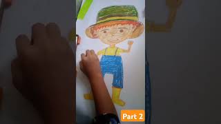 community helpers day Drawing with oil pastel colors Part 2 [upl. by Tirrej]