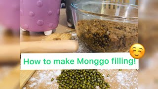 How to make Monggo Filling for buchi [upl. by Percy]