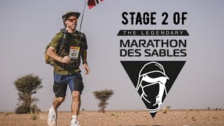 Marathon des Sables  Part 4 Stage 2 of the MDS The toughest 40km Ive ever done [upl. by Znarf]