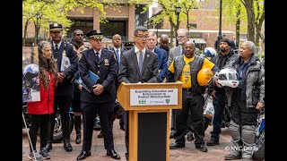 LIVE NYC DOT and NYPD announce unprecedented partnership to expand motorcyclist safety [upl. by January97]