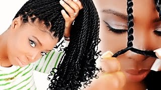 How To Senegalese Twists FOR BEGINNERS Step By Step [upl. by Welcy]