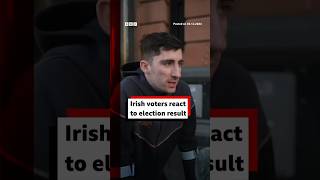 Irish voters react to election result Ireland BBCNews [upl. by Nelleeus321]