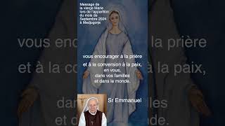 Message du 25 Septembre 2024 approuvé par lquotEglise laviergedemedjugorje medjugorje [upl. by Knox]