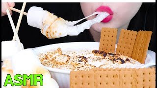 ASMR MARSHMALLOWS SMORES 마쉬멜로우 스모어 리얼사운드 먹방 EATING SOUNDS NO TALKING MUKBANG [upl. by Wiggins13]