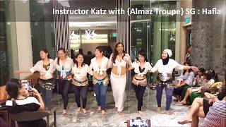 Almaz Troupe SG Performance Hafla with Instructor Katz [upl. by Nesmat576]