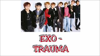 EXO  Trauma Lyrics RomIndo [upl. by Haimerej]