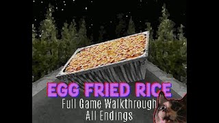 Egg Fried Rice  All Endings  1080p  60fps  Full Game  Walkthrough Gameplay No Commentary [upl. by Malha]