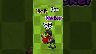 PVZ Fusion  Noob vs Pro vs Hacker  Gatling Cherry Newspaper Zombie pvz memes shorts [upl. by Linn]