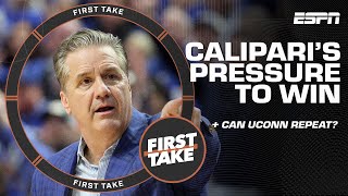 Can UConn go backtoback 🤔  Is John Calipari on the HOT SEAT for UNDERACHIEVING  First Take [upl. by Elenore]