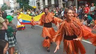 St Patricks Day celebration Parade on Queens Street in Auckland Part 2 [upl. by Ysak]