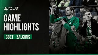 CBet  Zalgiris  Game Highlights  20220410 [upl. by Reginnej]