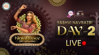 🔴LIVE Day 2  Kinjal Dave Navratri 2024  Navratri  Surat  Garba  Raas Garba TV [upl. by Nhabois992]