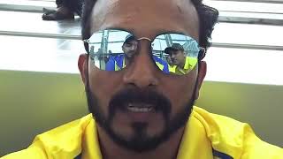 KEDAR JADHAV FUNNY INTERVIEW WITH MS DHONI IPL 2019 [upl. by Elohc]