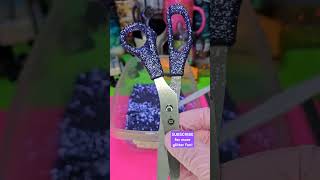 Glitter Scissors glitter scissors officesupplies tutorial crafting handmade glitterscissors [upl. by Accemahs]