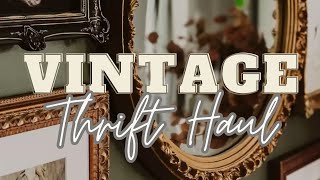 Vintage Thrift Haul  Vintage Bedroom Makeover Haul Items  Vintage Decorating Ideas [upl. by Nnitsuj]