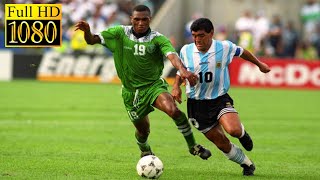 Argentina 21 Nigeria World Cup 1994  Full highlight 1080p HD  Diego Maradona [upl. by Garaway]