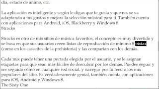 Los mejores servicios para escuchar música en linea gratis [upl. by Mauldon172]