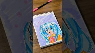 Cute girl anime drawing with AR Drawing App ARDrawing ARDrawingApp [upl. by Pellikka516]