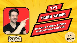 18 GÜN  Devrimler Çağında Değişen DevletToplum İlişkileri  TYT Kampı  2024 YKS [upl. by Lainahtan]