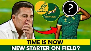 URGENT RASSIE ERASMUS ANNOUNCES NEW STARTER AGAINST WALLABIES LOOK WHO IT IS SPRINGBOKS NEWS [upl. by Zinn]