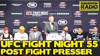 UFC Fight Night Rockhold vs Bisping Post Fight Press Conference [upl. by Killy338]