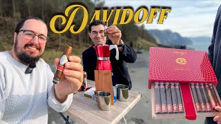 🔥Catamos Davidoff Year of The Dragon y hacemos CAFÉ en hornillo en la Montaña con vistas al mar [upl. by Einahpehs]