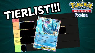 CLASSEMENT DES MEILLEURS CARTES EX  Pokémon TCG Pocket [upl. by Combe831]