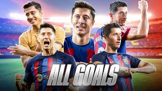 LEWANDOWSKI TODOS sus GOLES en LALIGA EA SPORTS [upl. by Ennaus725]