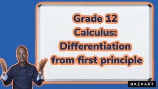 Using First principle to find derivative  Calculus problem 1 [upl. by Navnod702]