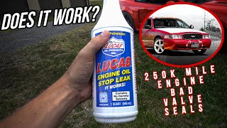 Lucas Engine Stop Leak DOES IT WORK Bad Valve Seals [upl. by Oralie]