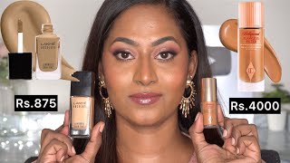 Is Lakmé Luminous Skin Tint a DUPE for CHARLOTTE TILBURY Hollywood Flawless Filter [upl. by Acirrej]