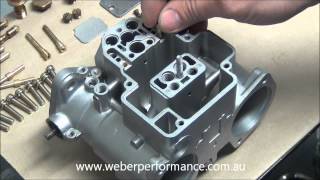 45 DCOE 13 Weber Assembly  Part 1 [upl. by Arak]