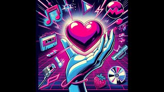 LONELY HEART LYRIC VIDEO music synthwave 80smusic [upl. by Thornton497]