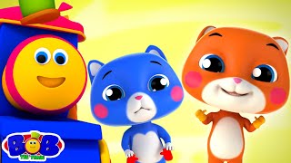 Drie Grappige Kleine Katjes  Tekenfilmliedjes voor Babys  Kids Tv Netherlands [upl. by Chesney537]