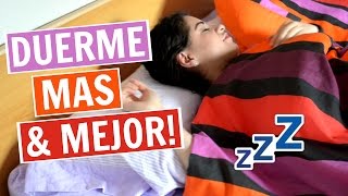 Como Dormir MEJOR ♡ 8 CONSEJOS [upl. by Aindrea]