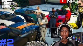 GTA 5 ☹️ in pc high graphics mission passed reaction  NikhilPCGaming 🤯 car chori mission pass [upl. by Harobed]